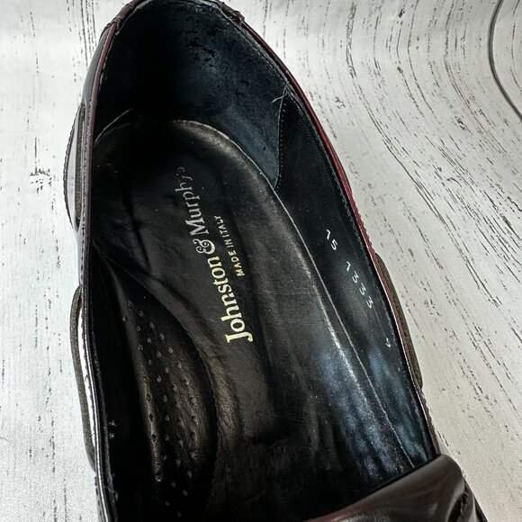 Johnston & Murphy Cordavan Tassel Wingtip Dress Loafers Mens Size 9 - Picture 7 of 11